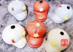 Illustration of how to make edible duck caps 15