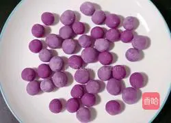 Milk Taro Balls Mango Sago Illustration of how to do it 5