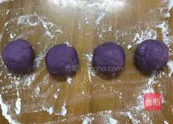 Illustration of how to make purple sweet potato buns 3