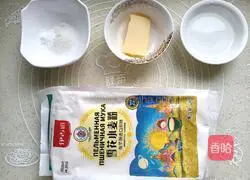 Illustration of how to make mung bean cake 1