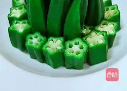 Illustration of how to make okra with juice 3