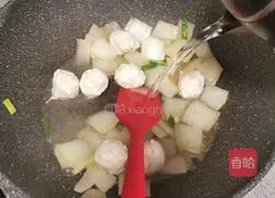 Winter Melon Fish Ball Soup Recipe Illustration 11