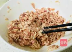 For fresh meat wontons Practice illustration 4