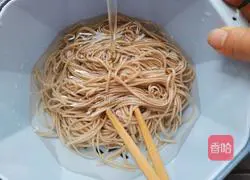 Illustration of how to make cold soba noodles 8