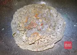 Peanut Illustration of how to make sesame pancake 9