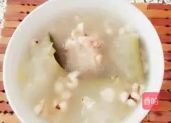 Winter Melon, Barley and Pork Ribs Soup Recipe Illustration 10