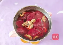 Walnut and sesame health soup recipe 9