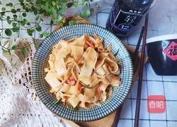 Illustration of how to make peanut butter noodles 12