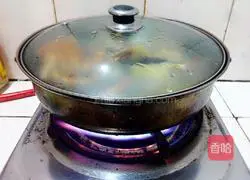 Five-fingered Peach Illustration of making chicken soup 6