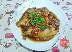 Illustration of braised pomfret 20