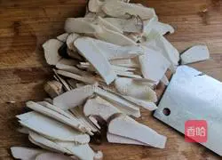 Illustration of how to make fried pork slices with king oyster mushroom 5