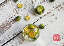 Illustration of how to make Xiaoqing Orange Ice Drink 4