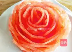 Illustration of how to make white sugar tomatoes 9