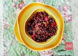 Illustration of how to cook grass jelly with red beans 19