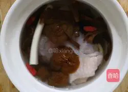 Illustration of how to make steamed chicken leg soup 6