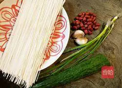 Illustration of how to make cold noodles 2