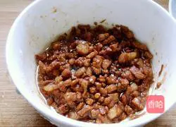 Illustration of how to make steamed tofu with minced meat 2