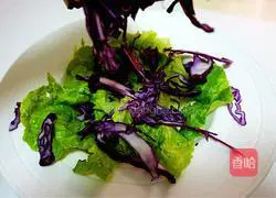 Qingdao#Purple Cabbage and Broccoli Mixed Salad#New Year's Eve Dinner #’s practice illustration 4