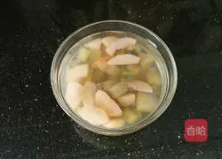 Illustration of how to make rock sugar lotus and winter melon rind 10