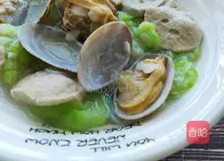 Illustration of how to make clam and loofah vermicelli soup 10