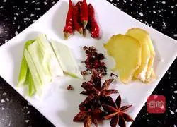 Illustration of braised pork belly 5