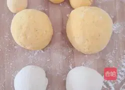 Illustration of how to make pumpkin milk steamed buns 7