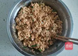 Illustration of how to make spicy tender tofu buns 8