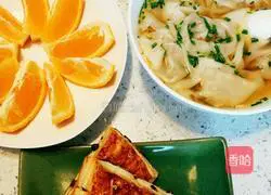 Pork and celery wonton recipe illustration 7