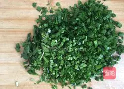 Illustration of how to make leek and tofu dumplings 4