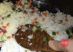 Illustration of how to make omurice rice 11
