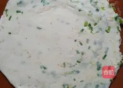 Illustration of how to make scallion pancakes 8