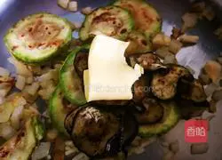 Illustration of grilled vegetable pasta 11