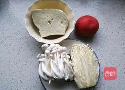 Three Fresh Soup (Western red mushroom soup) recipe illustration 1