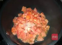 [Simple meal] Illustration of tomato hand-made noodles 3