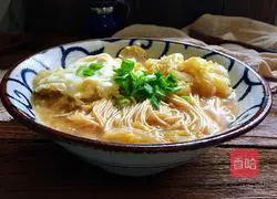 Chinese cabbage Illustration of how to make egg noodle soup 10