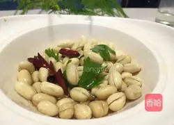 Illustration of how to make cold peanuts 9