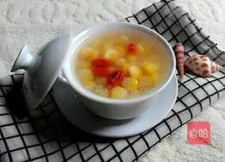 Illustration of how to make sweet corn soup 7