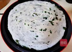 Illustration of how to make tender purslane vegetable cake 8