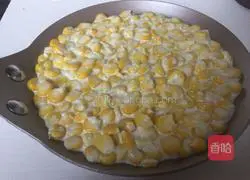 Illustration of how to make gorgeous cheese corn pan 6
