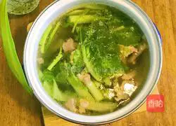 You've never tasted the little ones before Illustration of how to make cabbage and meat slices soup 7