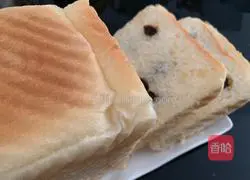 Coconut oil raisin toast (one-time fermentation) illustration 14