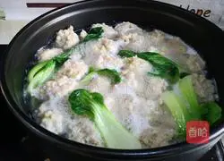 Illustration of how to make vegetable meatball soup 12