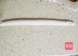 Illustration of how to make green onion rolls 20