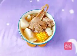Illustration of how to make bigfoot mushroom, yam and duck soup 18