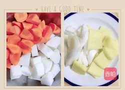 Illustration of how to make healthy radish duck soup 2