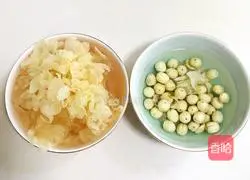 Papaya, Tremella and Lotus Seed Soup Recipe Illustration 1