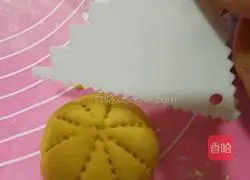 Illustration of how to make colorful bean paste buns 7