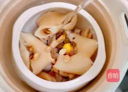 Illustration of how to make fish maw, dendrobium and double ginseng soup 7