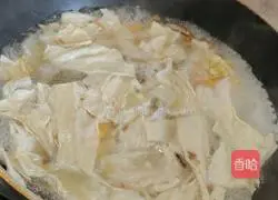 Illustration of making yuba and egg soup 9