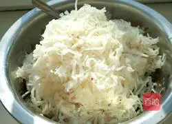 Beef and radish filling Illustration of how to make cakes 13